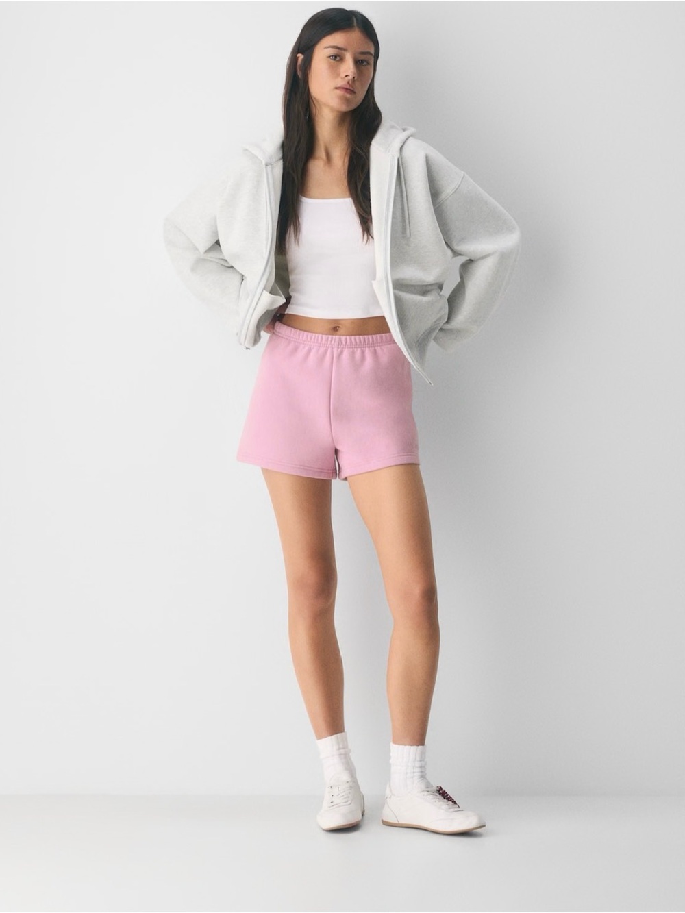 Aritzia Cozy Sweatfleece Perfect Hi-Rise Mini Short
